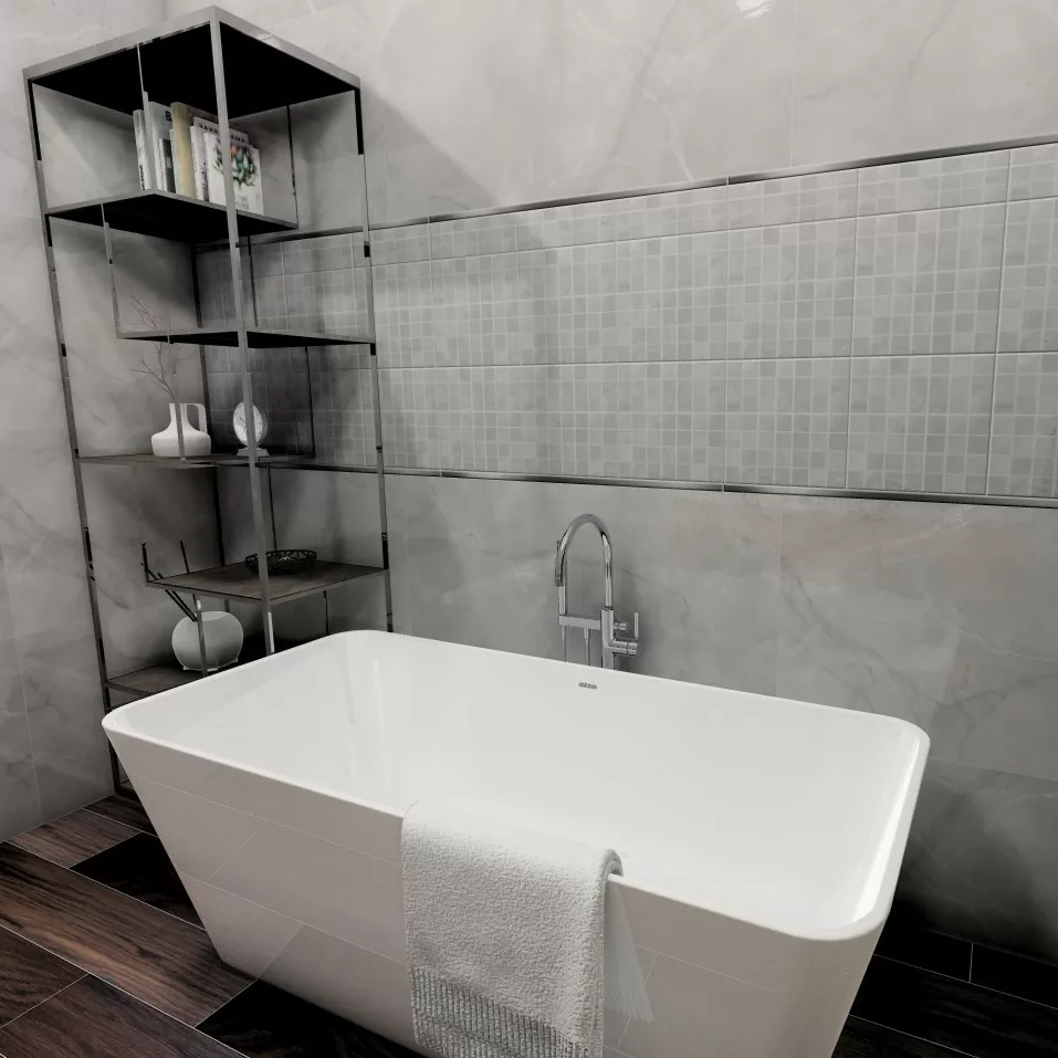 PRO 1106G На пол Armani Gris Gloss 60x60 - фото 2