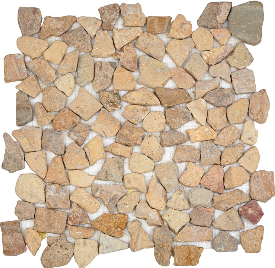 052375M MS7025 Напольная Каменная Мрамор мелкий песочный квадратный 32x32