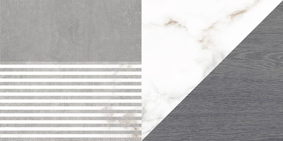 34078  На стену Savage Серая узор