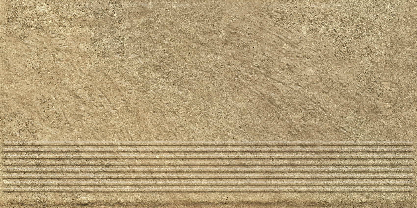 Ступень Eremite Beige Stopnica Prosta Struktura Mat B1a 30x60 - фото 2