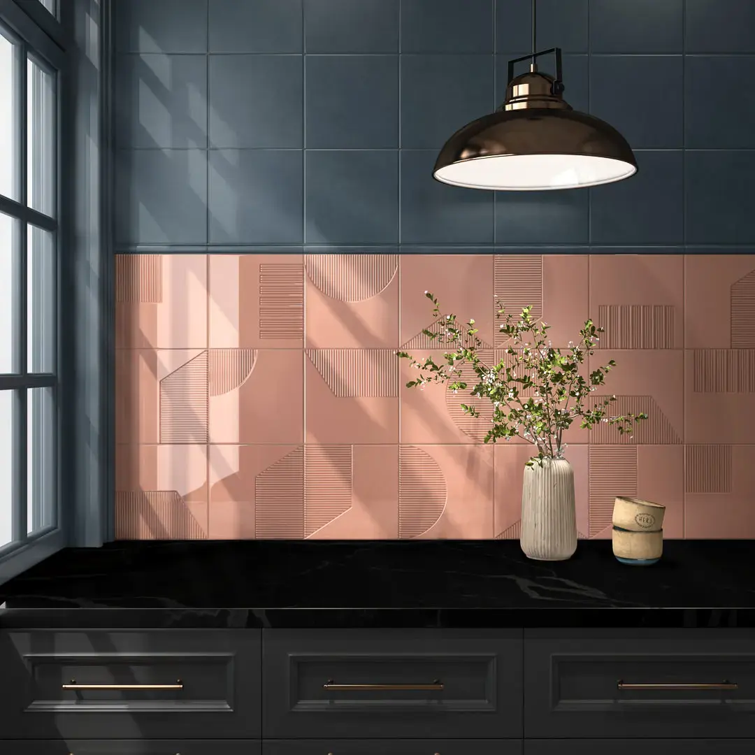 KM2020B0080N На стену Пикассо Коричневый светлый глянцевый 20x20x0.69 - фото 4