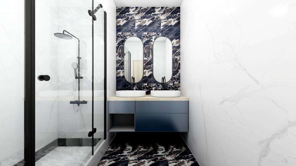 12501 На пол Gloss Porcelain Глянец 60x120 - фото 5