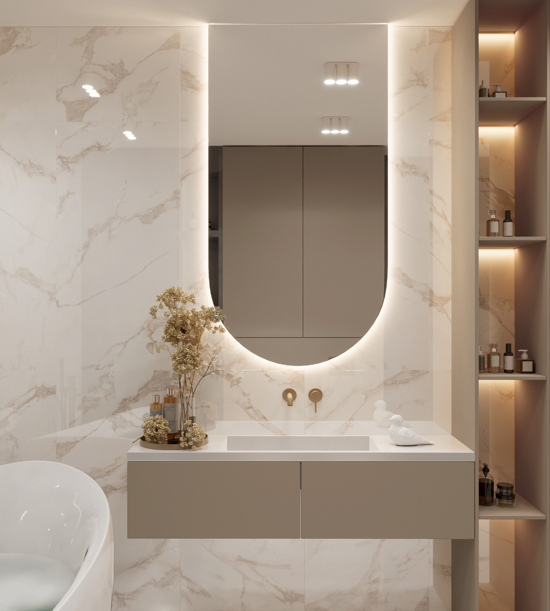 FP1006-A На пол Calacatta Oro 60x120 - фото 13