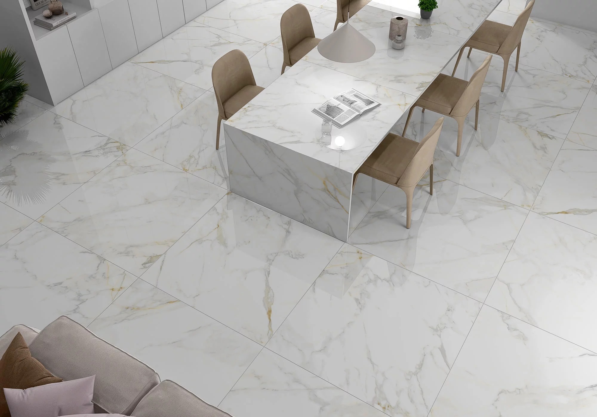 На пол Tyra White Pulido 60x120 - фото 6