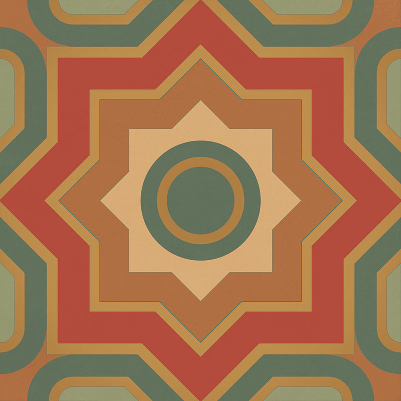 На пол Mandala Scs Gold 19.8х19.8