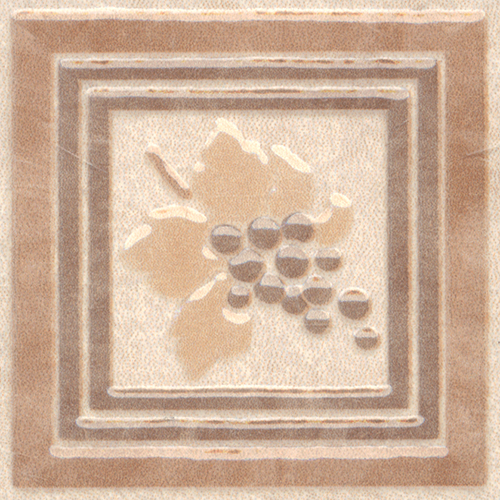 AD/A242/SG9179 Декоративная вставка Вилла флоридиана Светлый беж 7.2x7.2