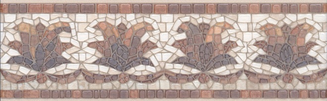 HGD/A232/6000L Бордюр Пантеон Узор лаппатированный короткий