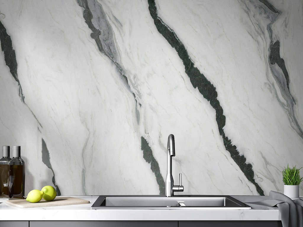 MN072AP271206 На пол Panda White Polished 6mm 120x270 - фото 7