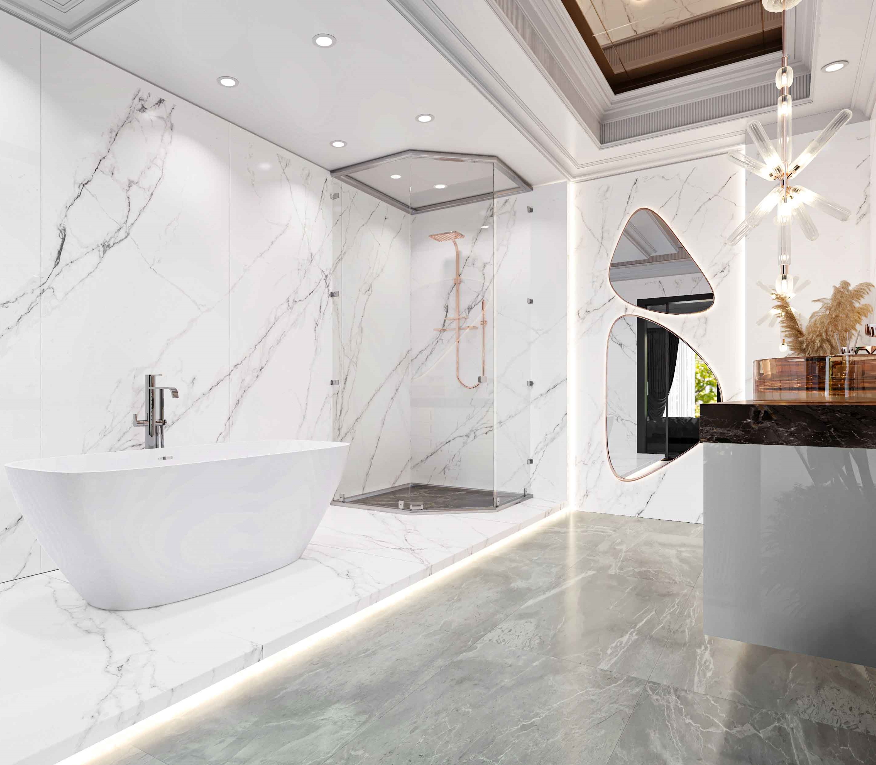 NTT3603C На пол Atlas Home Calacatta Empire 120x280 - фото 67