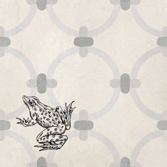 Декор 1900 Macaya Humo animales 20x20 - фото 5