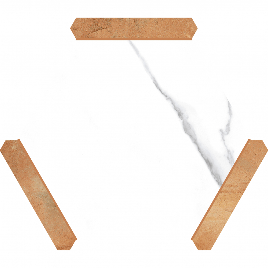 На пол Avant Menorca Calacatta 22x25 - фото 8