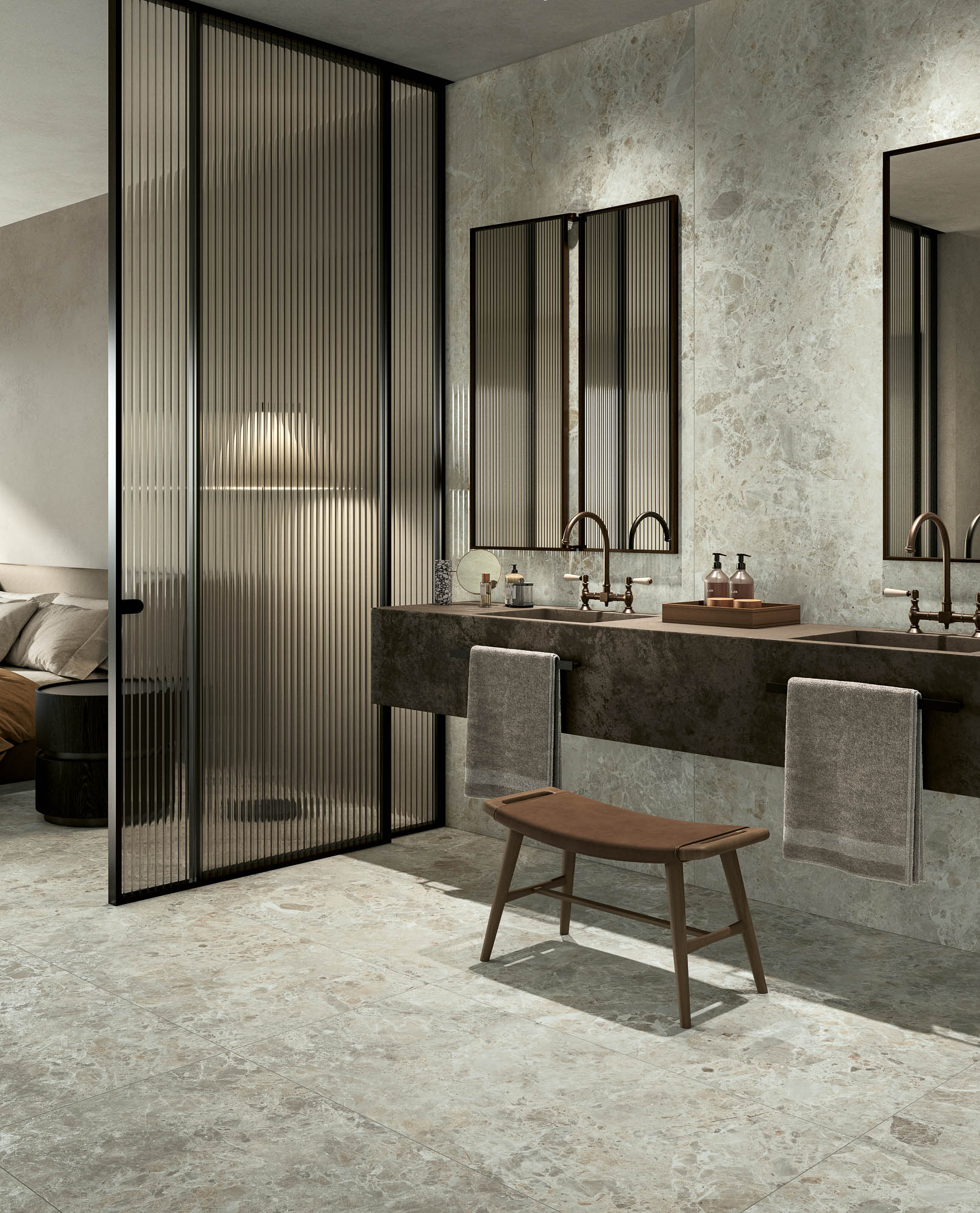 104718 На пол Breccia Paradiso Beige Levigato 8.5mm 60x120 - фото 19