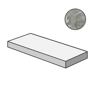 620070001455 Ступень Charme Extra Floor Project Силвер 80 Угловая Правая Натуральная