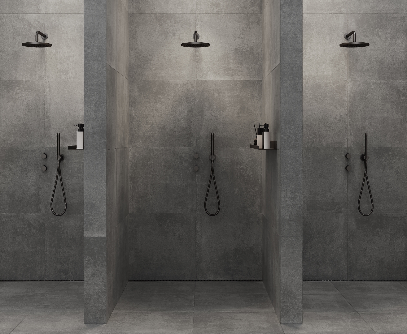 На пол Betonica Graphito PRO Графитовый матовый R11Soft 60х120 - фото 9