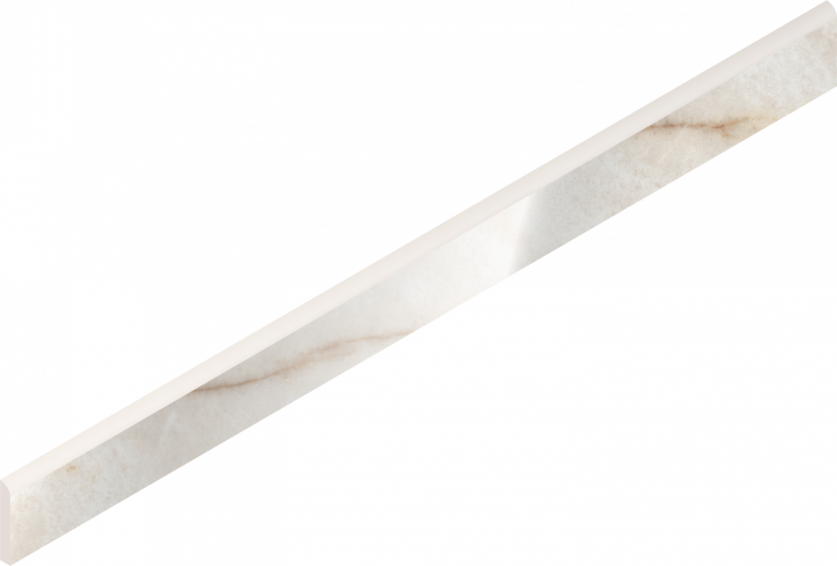 610130007475 Плинтус Stellaris Crystal Pure Battiscopa Lux 7.2x80