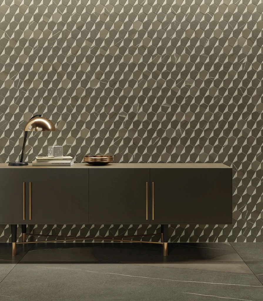 620110000156 Декор Metropolis Graphite Dark Mosaico Icon Натуральная - фото 71