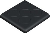 Ступень Метлахская плитка 1002B0RNOI 2BR RELIEF BLACK NOI 10x10
