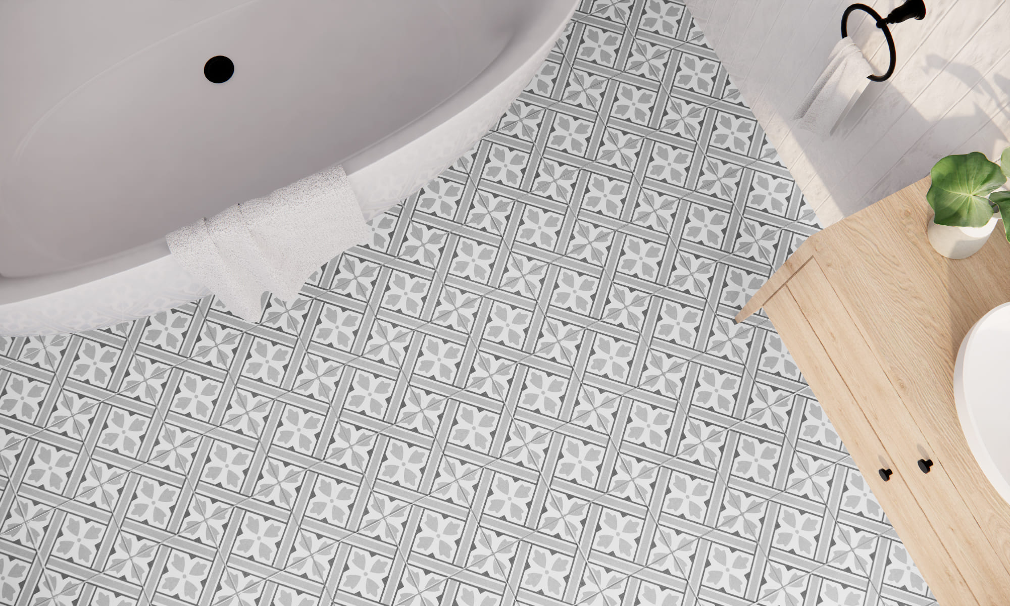 На пол Howard Grey Pre 45x45 - фото 3