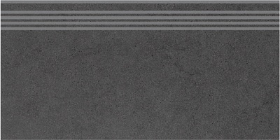 DP603400R/GR Ступень Фьорд Черный обрезной насечки