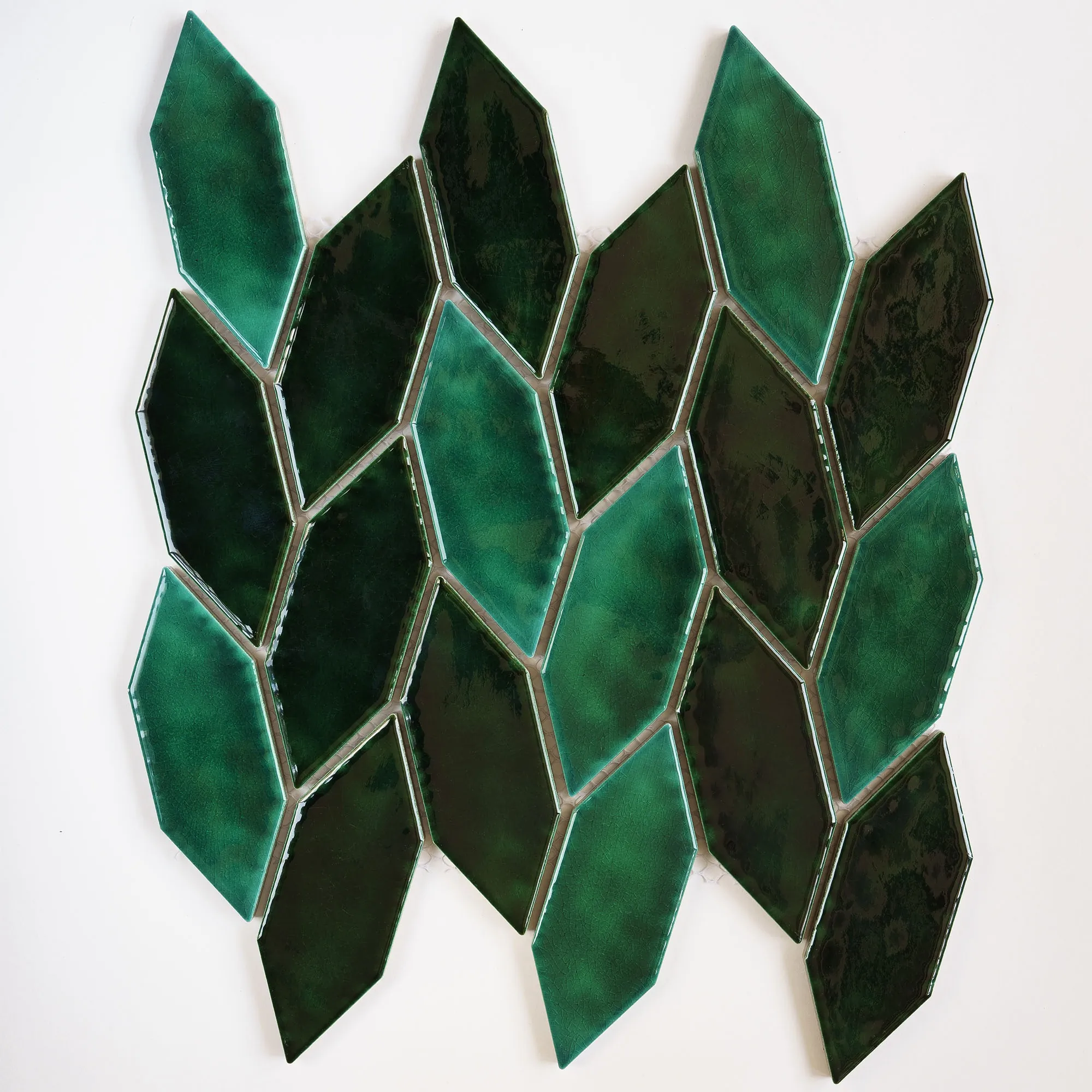 На стену Ceramic Green Garden с кракелюром 300x300x8