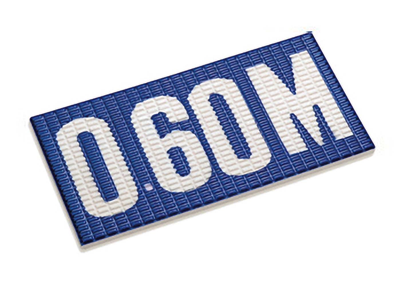 22207 Декор Olympic Series Цифровая надпись на плитке Antislip с сетчатой поверхностью Unglazed-Cobalt 12x24.5