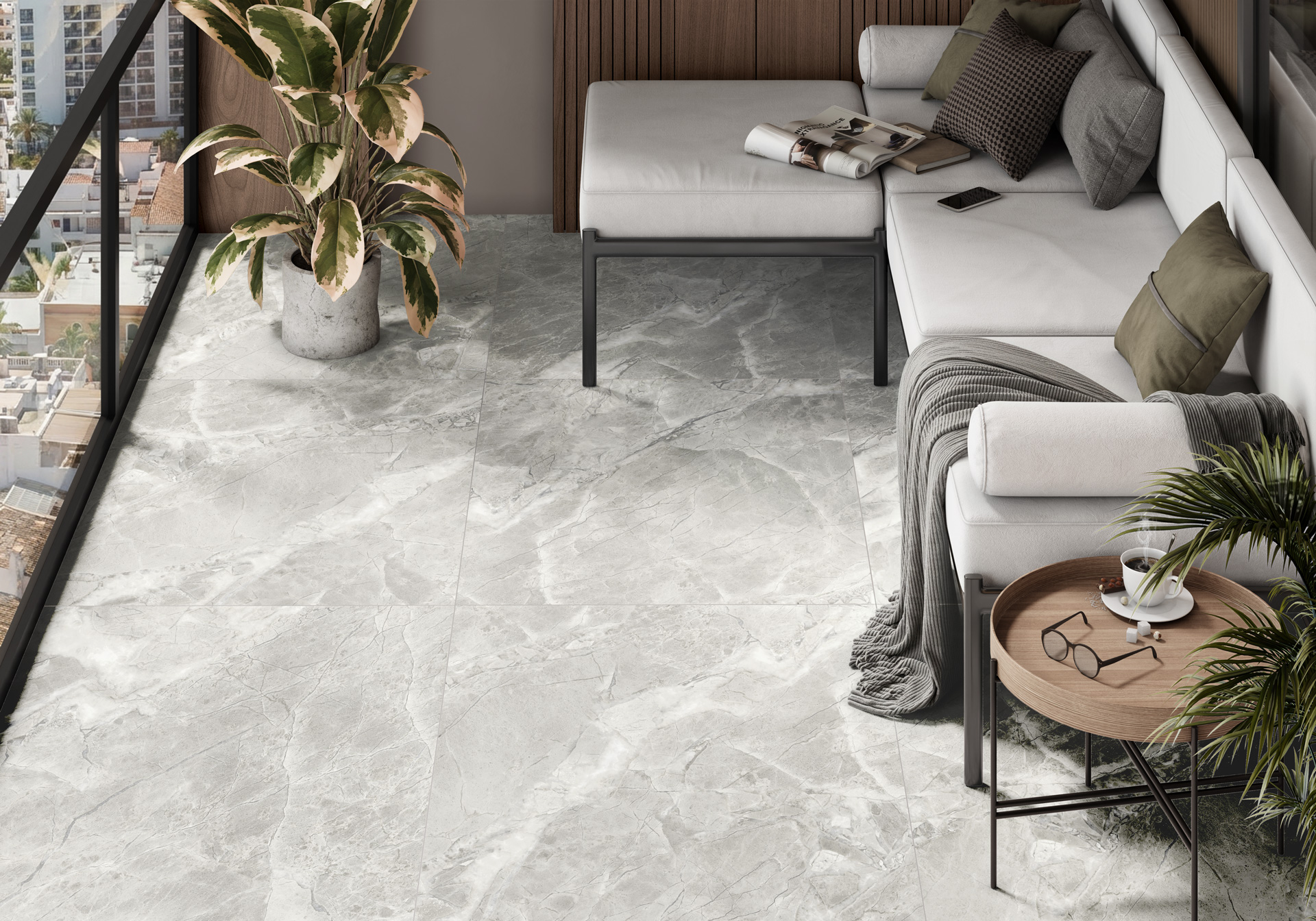 8080ABT15M На пол Amberstone Grey матовый граниль 800x800 - фото 14