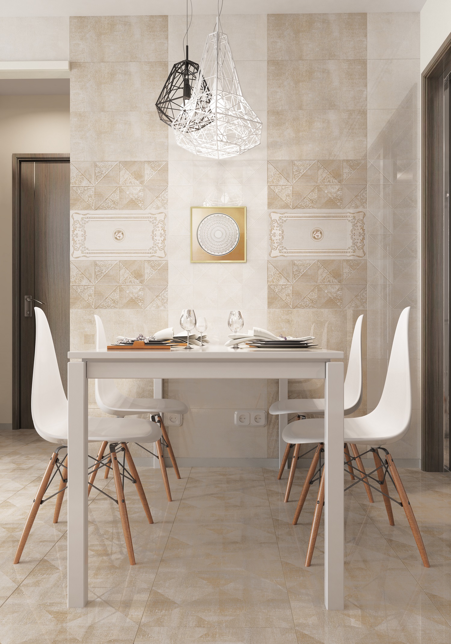 C0000039507 Декор Астерия Светло-бежевый Д2 - фото 2