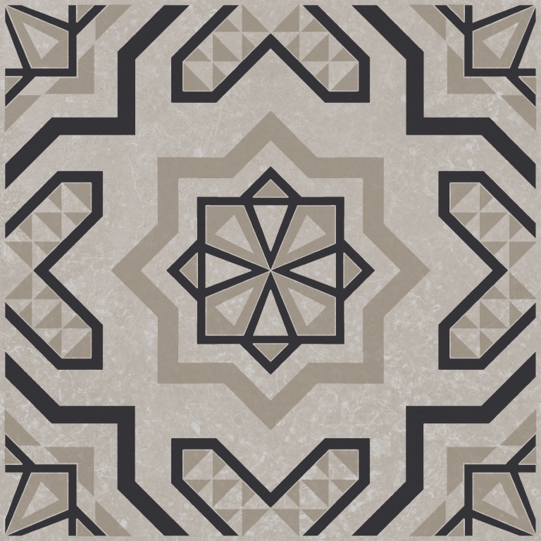 KMD3STA047GN Декор Касабланка Серый светлый матовый 20x20x0.8 - фото 2