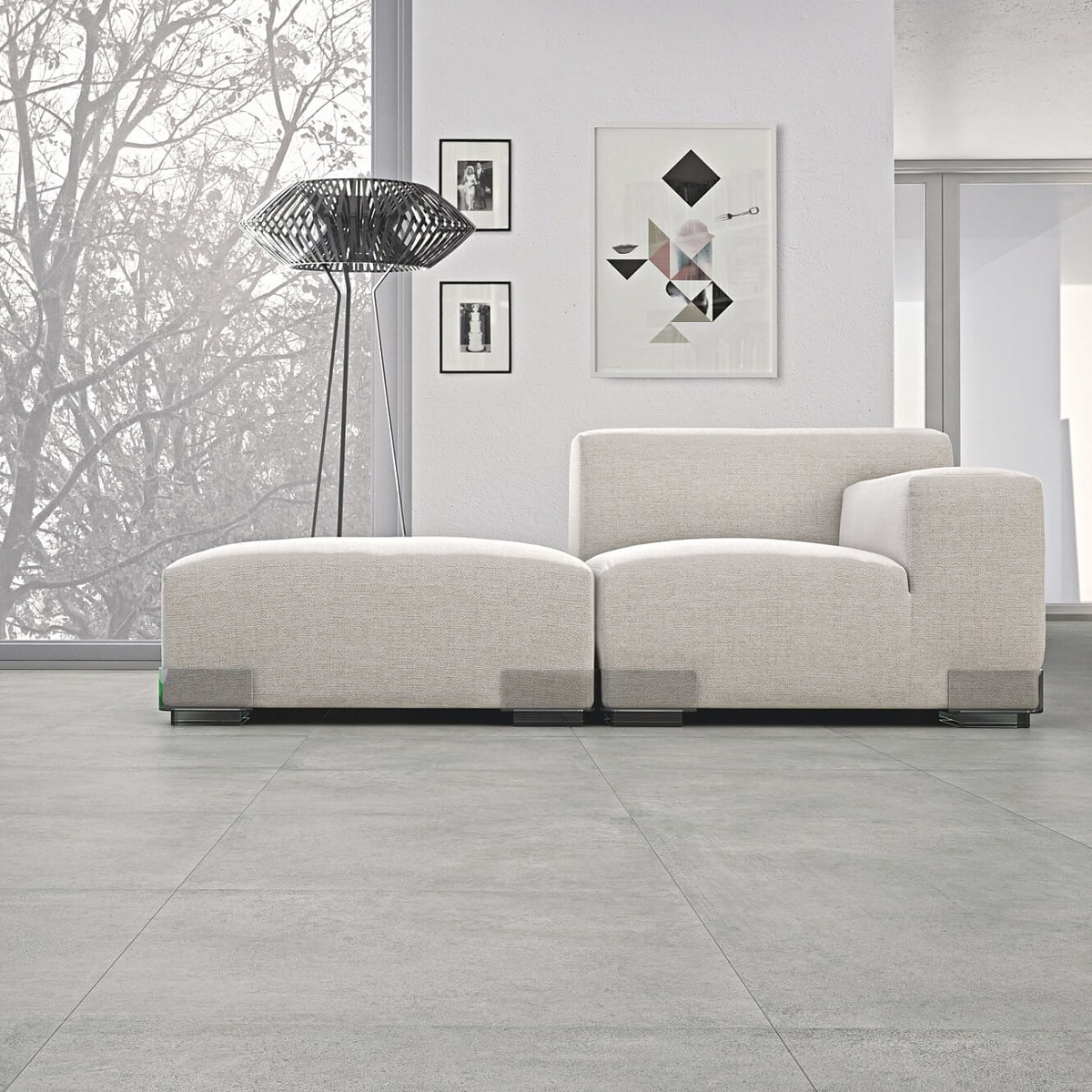 3720062  На пол Cemento Rasato Antracite Rasato R9 9мм 60x120 - фото 13