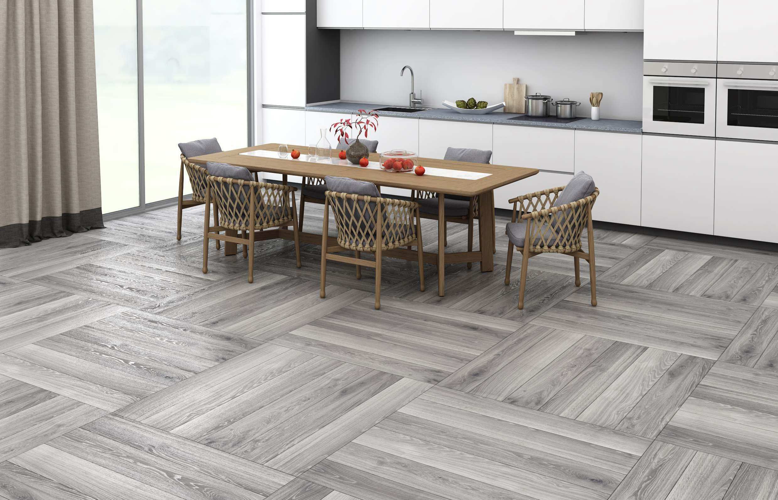 12L-019 На пол Chiron Wood Choco Carving 20х120 - фото 4