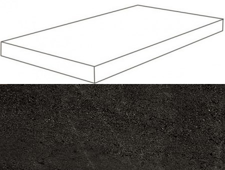 620070001093 Ступень Wise Dark Scalino Angolare DX Lap 33x120