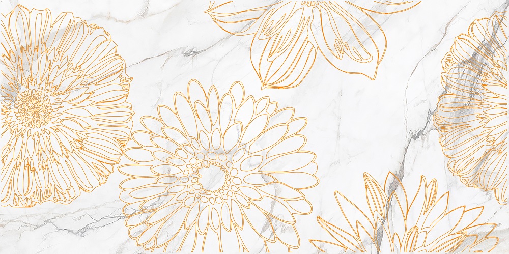 Декор Briere D Flower Белый 2 - фото 5