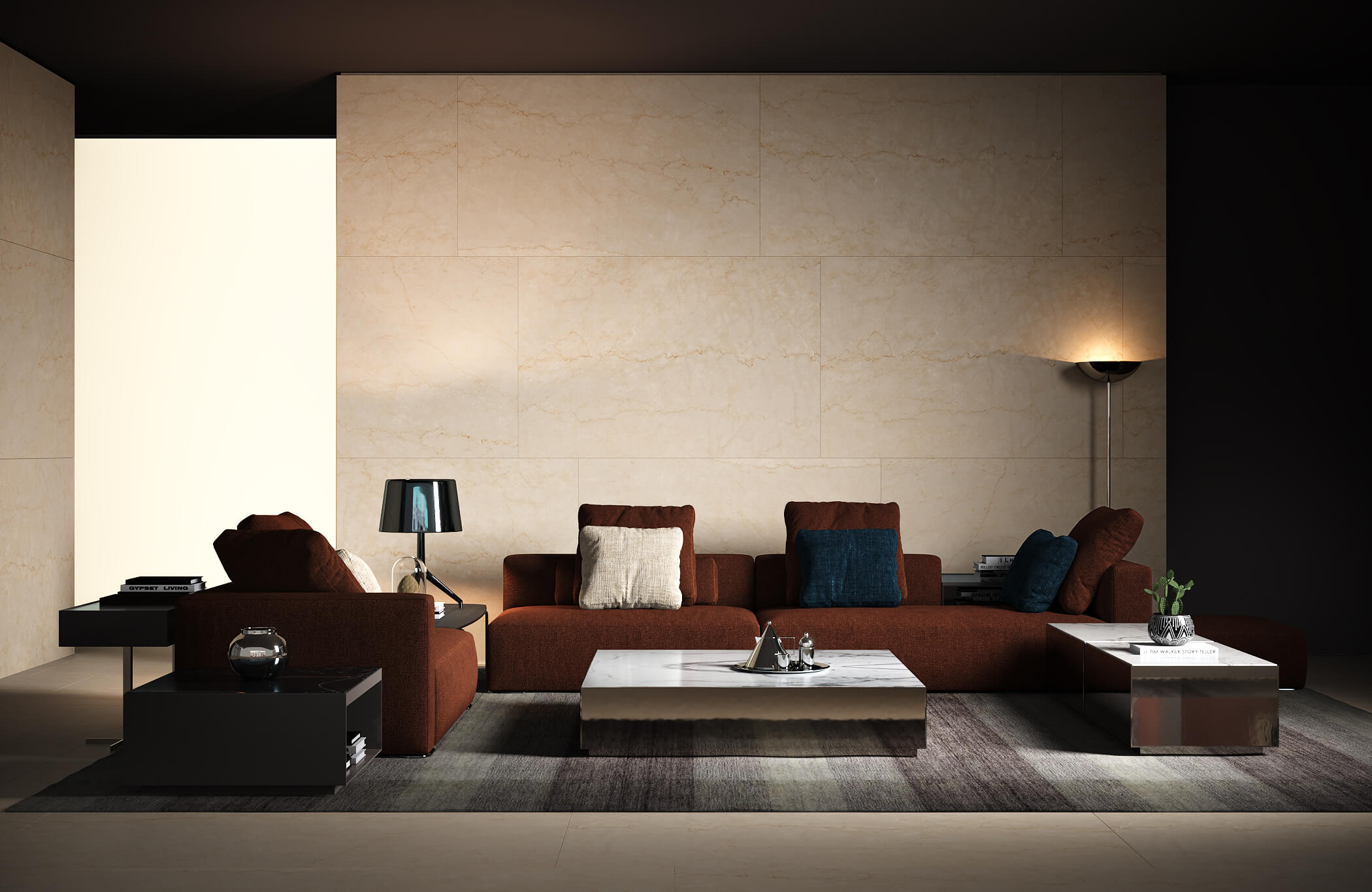 1093 На пол 1XL Slate Nero Mate 180x120 - фото 7