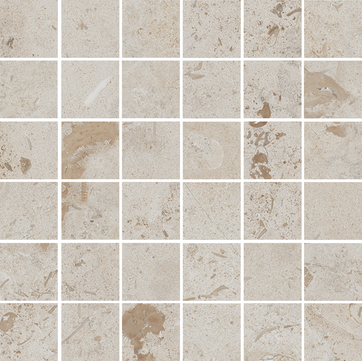 DD2055/MM Декор Про Лаймстоун Бежевая Матовая Мозаичная 30х30 - фото 6