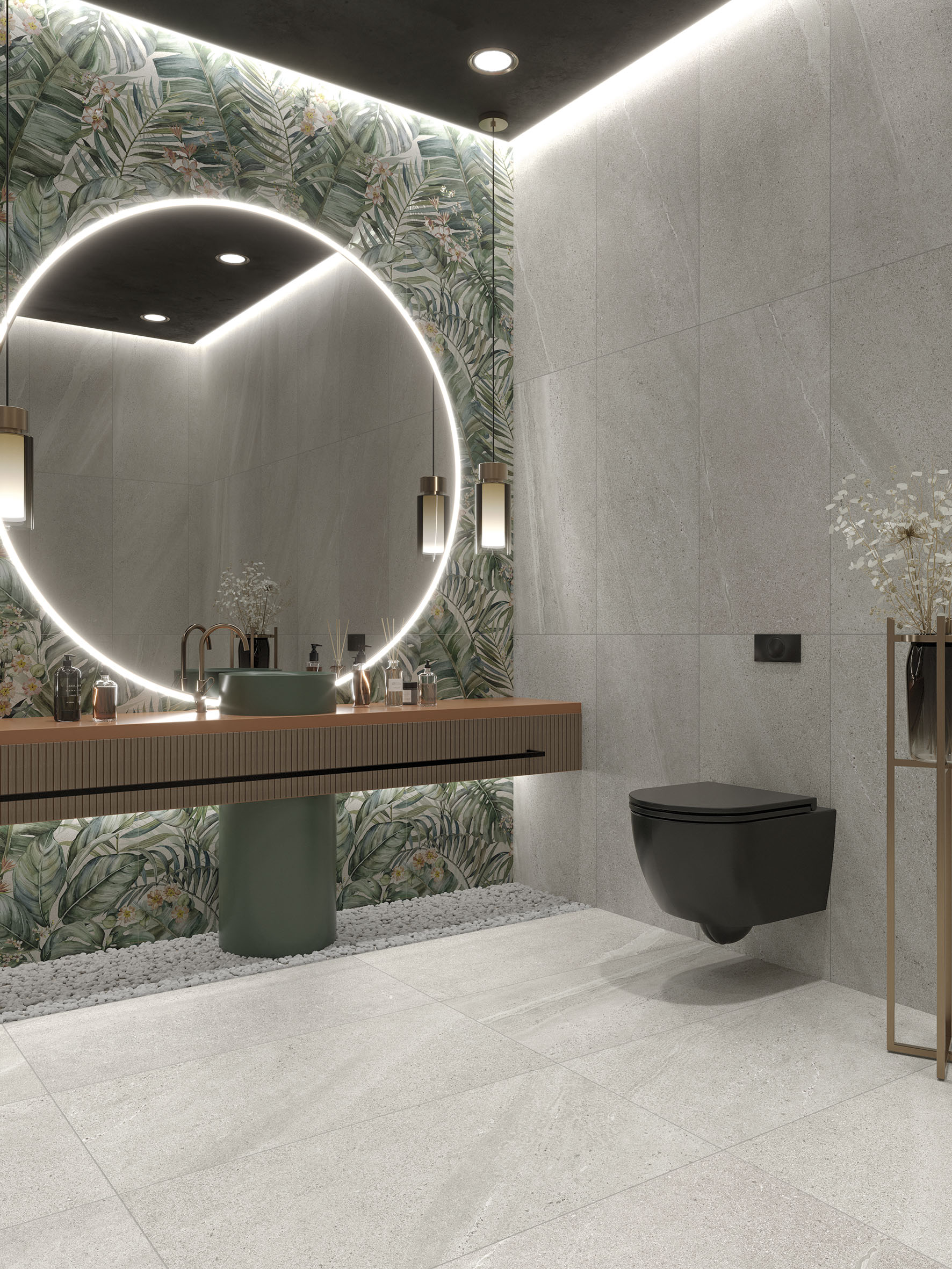 LIMWHI60120 На пол Limestone White Rett 60x120 - фото 11