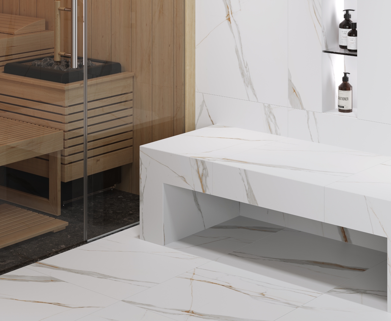 На пол Venato Blanco PRO Белый матовый R11Soft 60х120 - фото 14