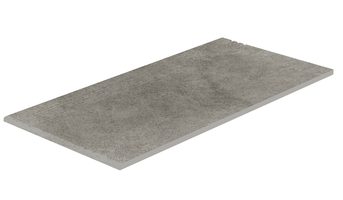 AGSCR Ступень Natural Series Antique Grey Right Antislip 33х66