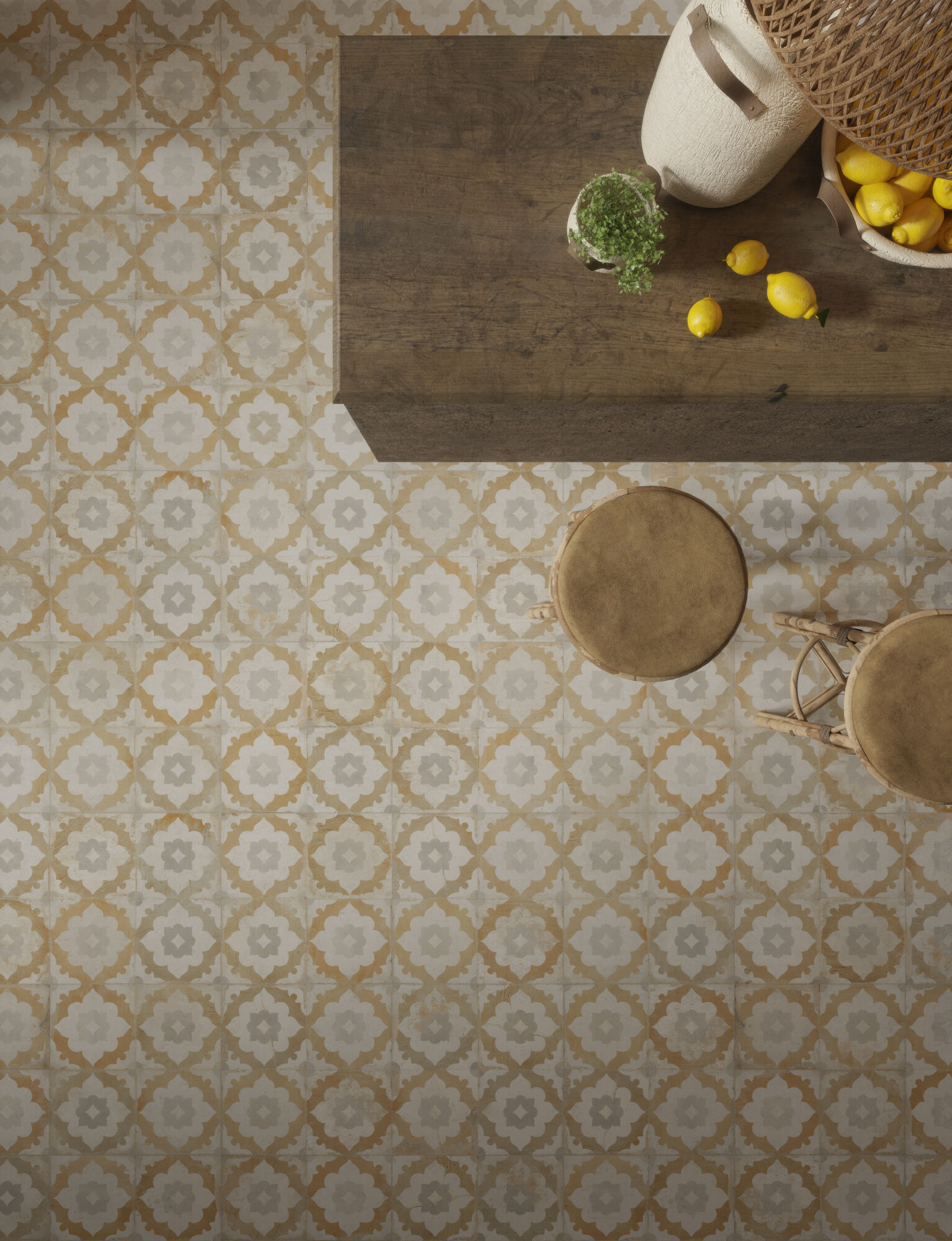 38179 На пол Fs Clay Checker Sand 45x45x0.95 - фото 19