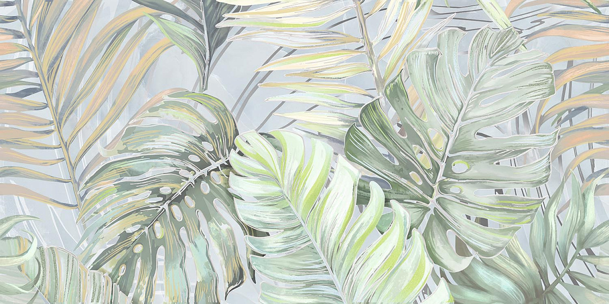 921663 Панно Onice Blu Тропики (компл. из 2х пл.) - фото 2