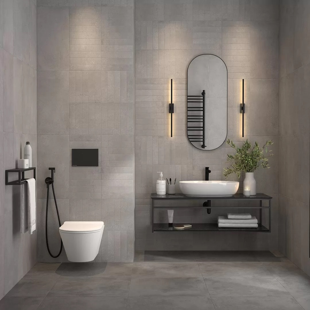 DD638520R/6BT Плинтус Мирабо Серый обрезной 60x9.5x9 - фото 3