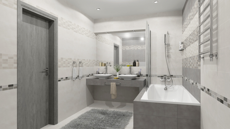 1064-0103 Декор Fiori Grigio Темно-Серая Мозаика - фото 4