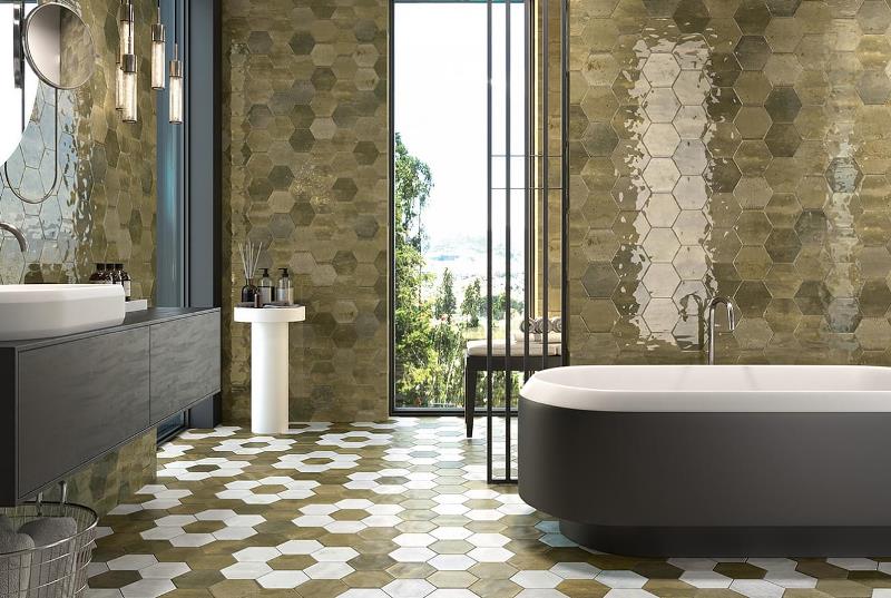 PT03154 На пол Hope Hex Blue Matt - фото 11