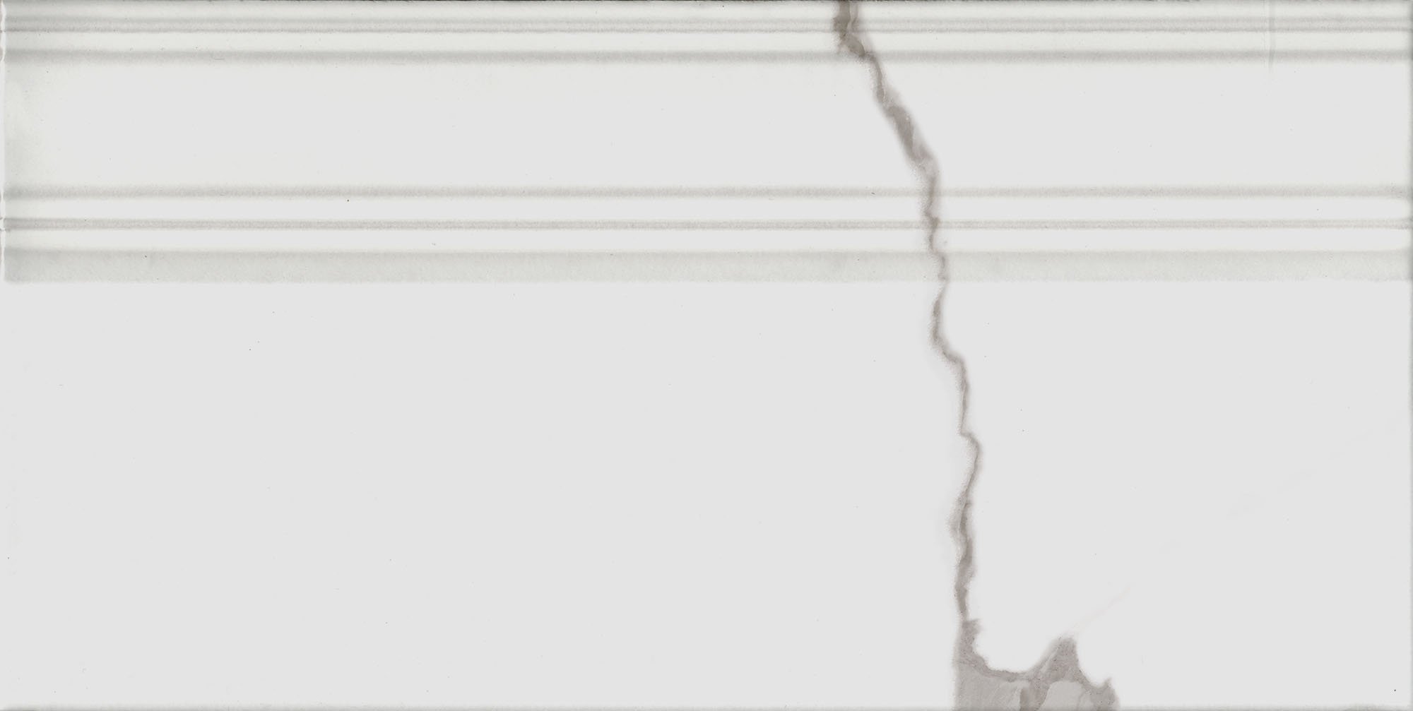 FME029R Плинтус Монте Тиберио Белый глянцевый обрезной 20x40x1.6 - фото 3