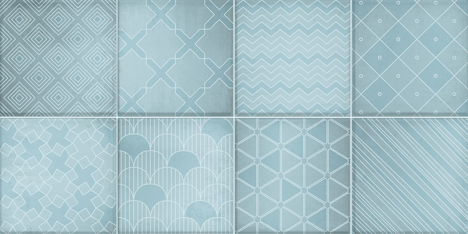 TWU09RCD016 На стену Richard Бирюзовая Рельеф