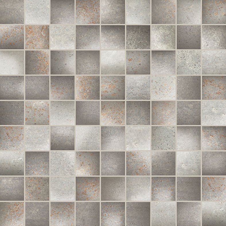 fTCU На стену Oxide Grey Flame Mosaico 30.5x30.5