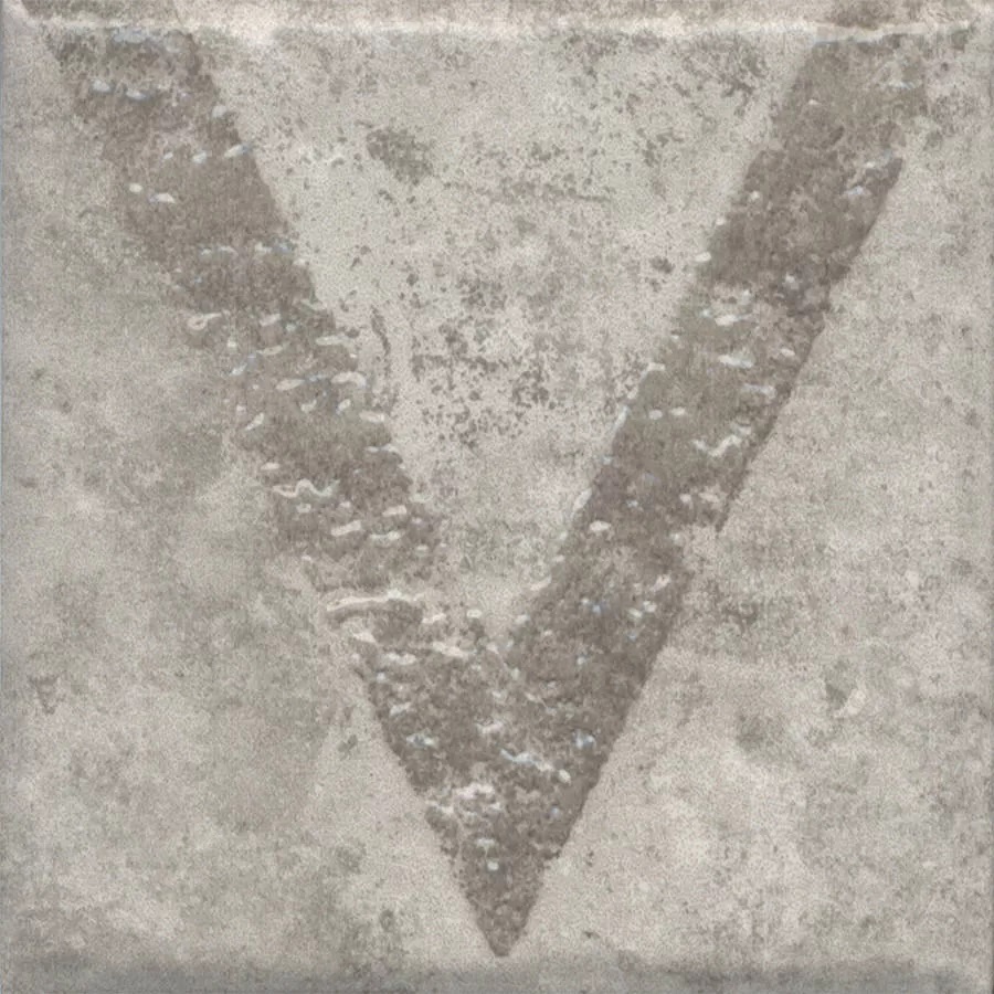 KMD3STA035GN Декор Спартель 1 серый матовый 9.8x9.8x0.7