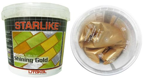  Декоративные добавки для затирок SHINING GOLD Добавка ярко-золотого цвета для STARLIKE 200 г