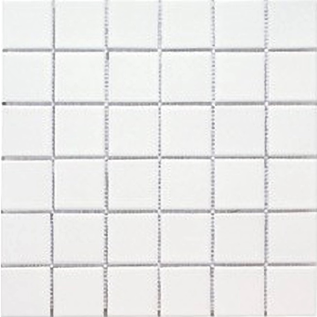 80053 На пол Porcelain Mosaic White 5x5 30x30