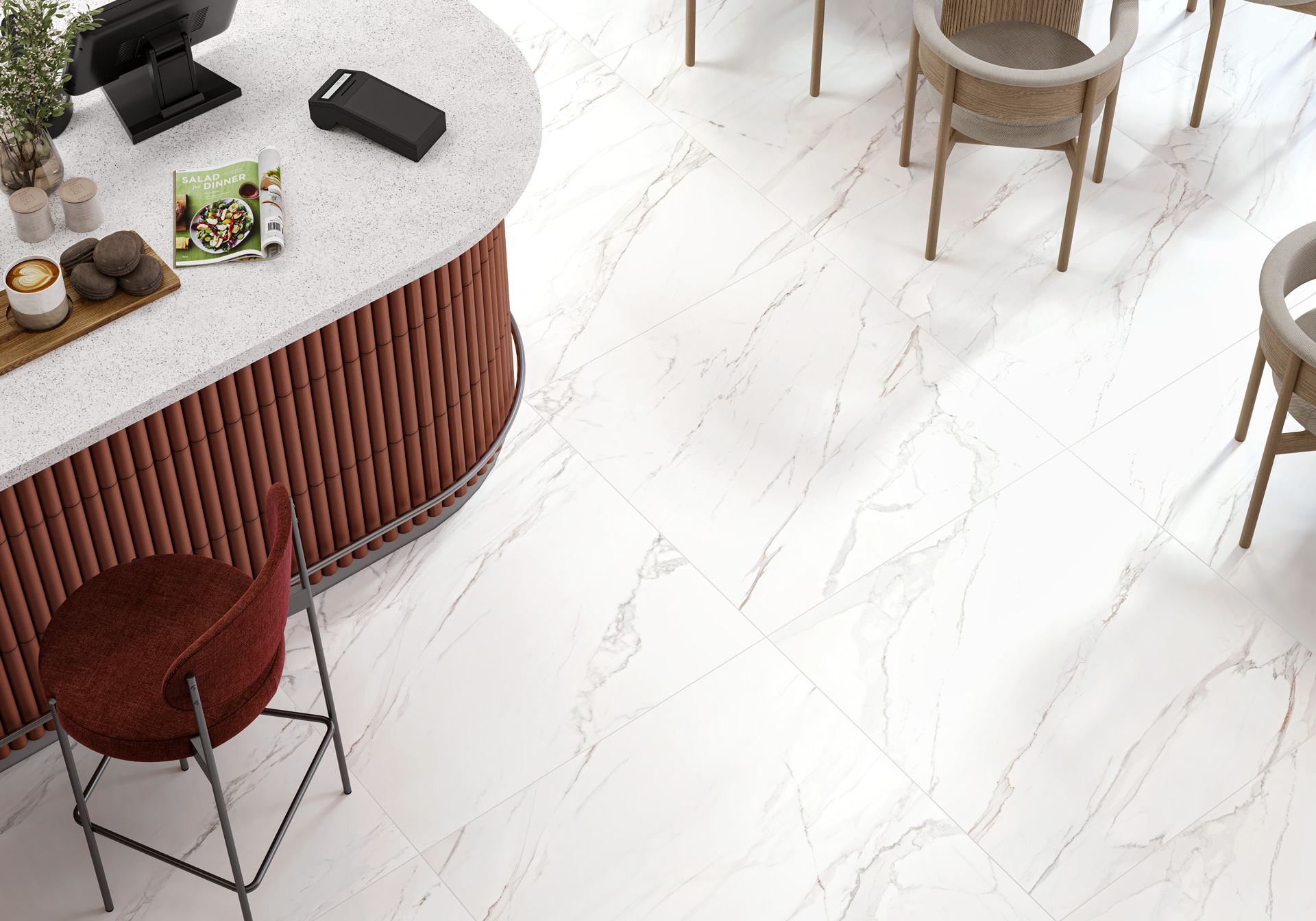 8080TRL15M На пол Trend Line Cloud матовый карвинг 800x800 - фото 17