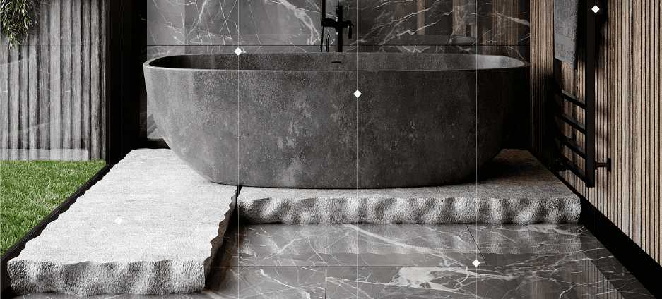 Majorca Tiffany Black Calacatta